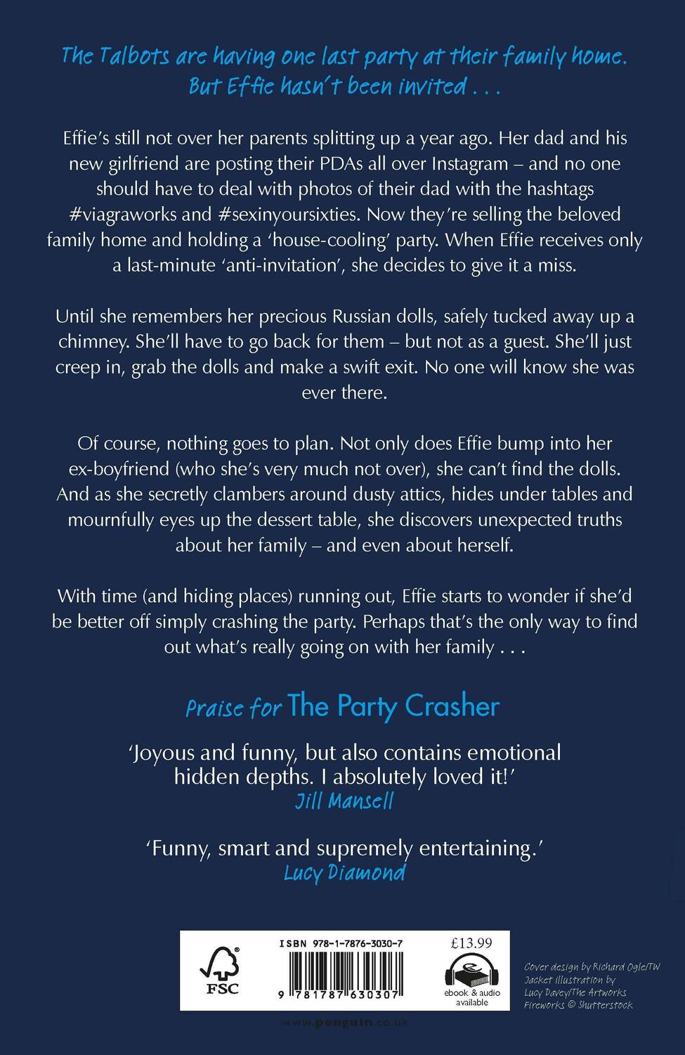Rückseite: 9781787630307 | The Party Crasher | Sophie Kinsella | Taschenbuch | 336 S. | Englisch