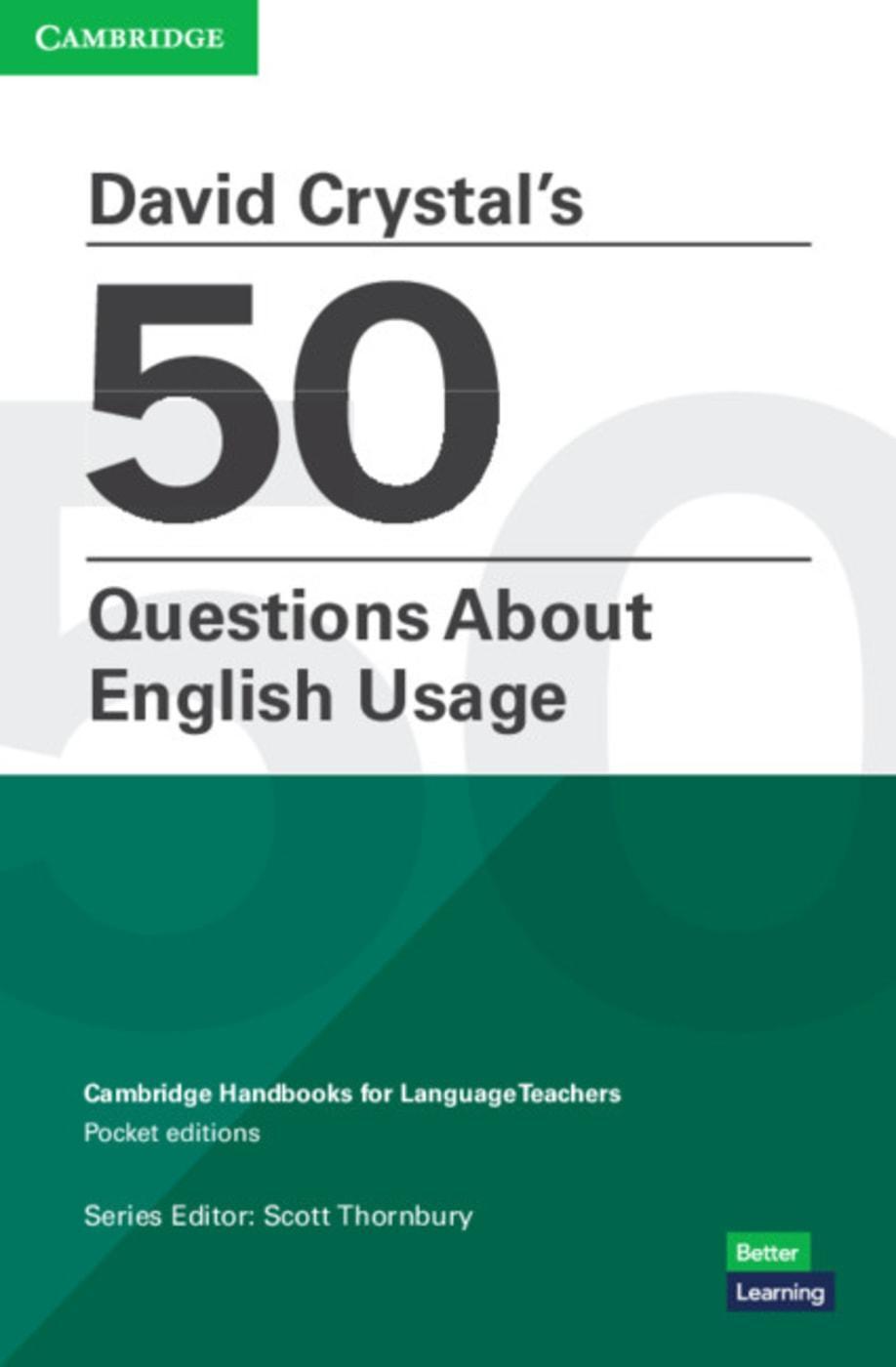 Cover: 9783125354371 | 50 Questions About English Usage | Paperback | David Crystal | Buch