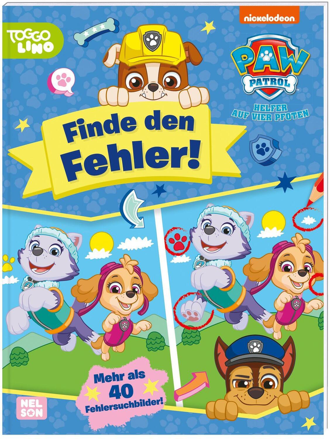 Cover: 9783845122397 | PAW Patrol Kindergartenheft: Finde den Fehler! | Taschenbuch | 48 S.