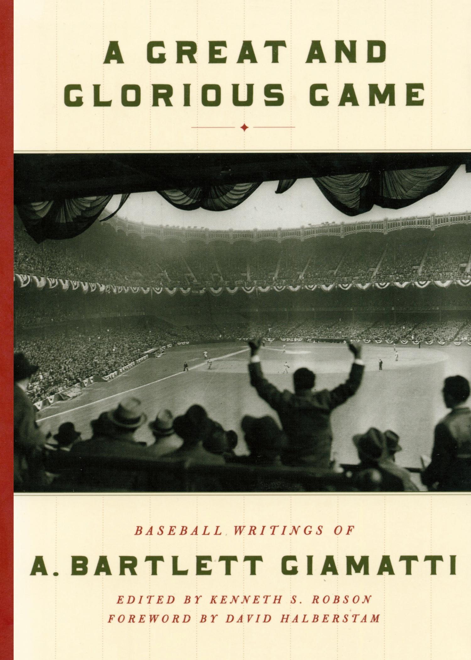 Cover: 9781565121928 | A Great and Glorious Game | Baseball Writings of A. Bartlett Giamatti