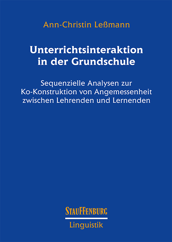 Cover: 9783958095366 | Unterrichtsinteraktion in der Grundschule | Ann-Christin Leßmann