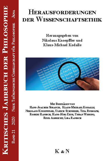 Cover: 9783826073885 | Herausforderungen der Wissenschaftsethik | Nikolaus Knoepffler (u. a.)