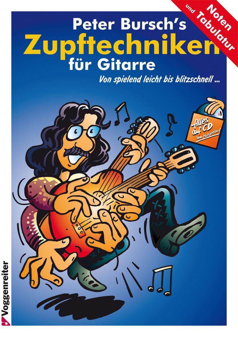 Cover: 9783802403859 | Peter Bursch's Zupftechniken für Gitarre | Peter Bursch | Taschenbuch