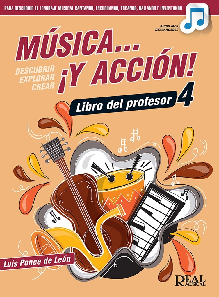 Cover: 9790052000615 | Música? ¡Y acción! 4 (Libro del profesor) Theory Buch + Online-Audio