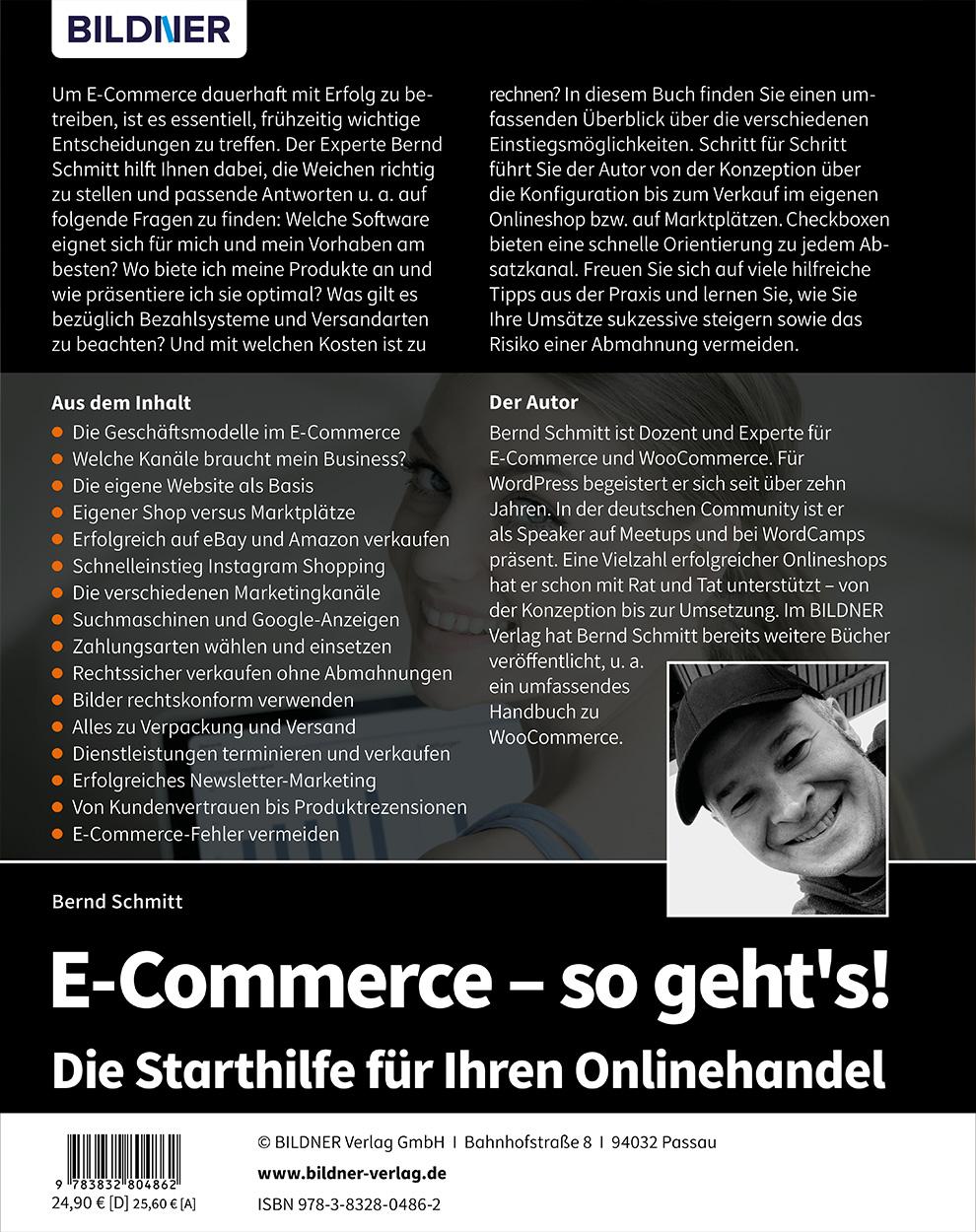 Rückseite: 9783832804862 | E-Commerce - so geht's! Die Starthilfe für Ihren Onlinehandel | Buch