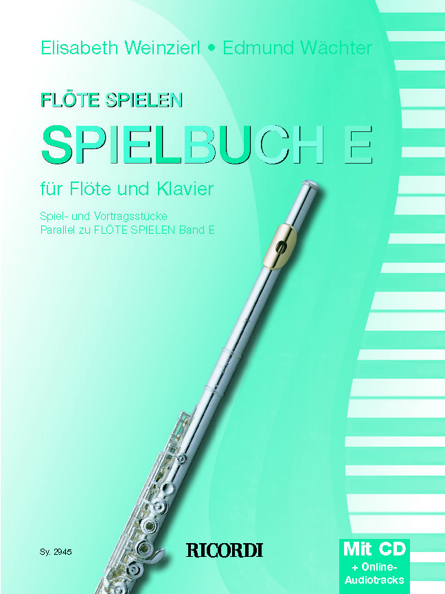 Cover: 9790204229451 | Flöte spielen Spielbuch E/m. CD | Ricordi Berlin | EAN 9790204229451