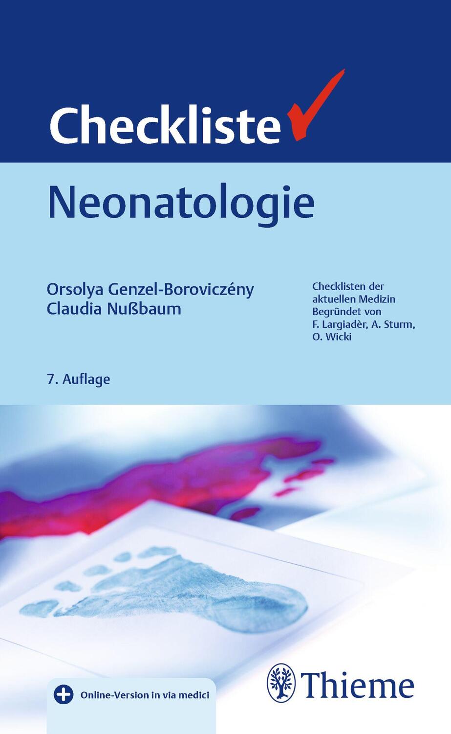 Cover: 9783132442252 | Checkliste Neonatologie | Orsolya Genzel-Boroviczény (u. a.) | Bundle