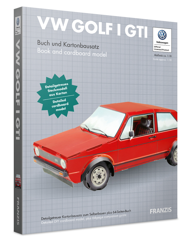 Cover: 9783645606660 | VW Golf I GTI | Buch und Kartonbausatz. Detailgetreuer Steckbausatz
