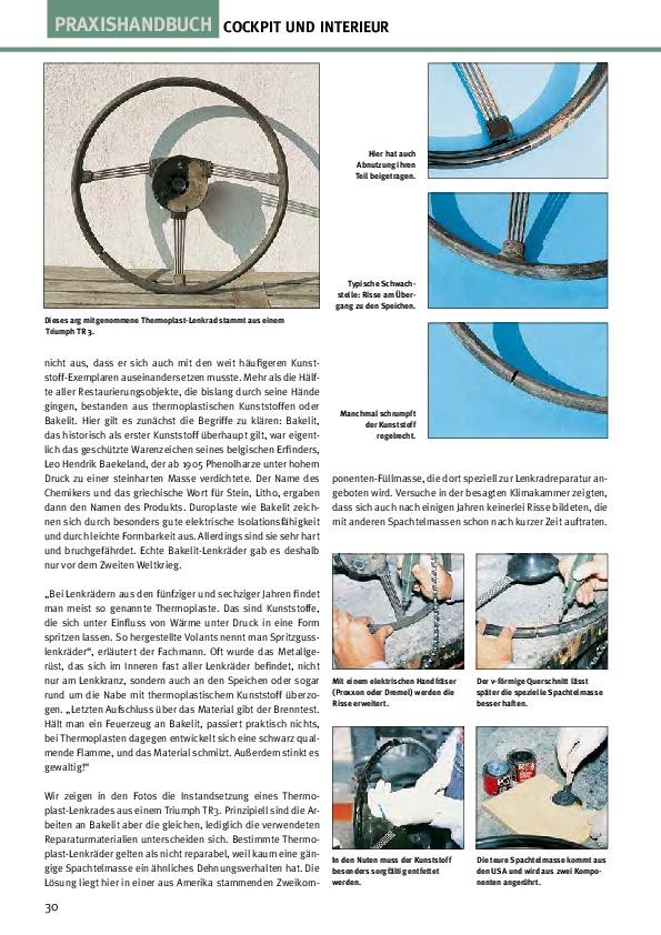 Bild: 9783958433120 | Praxishandbuch Cockpit &amp; Interieur | Reparieren, Restaurieren, Pflegen