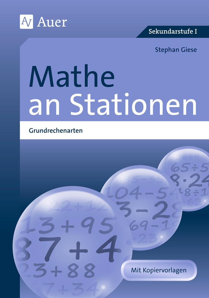 Cover: 9783403069102 | Mathe an Stationen spezial Grundrechenarten 5-6 | Stephan Giese | 2019