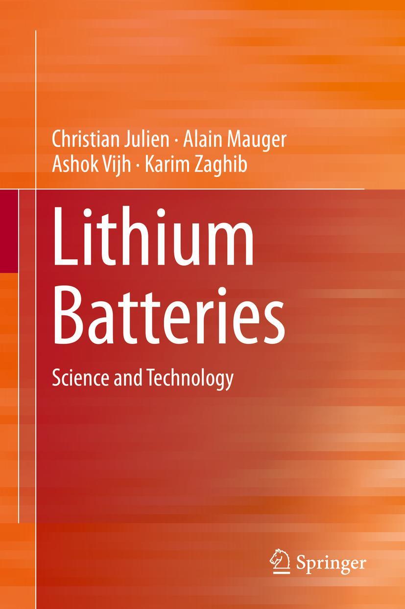 Cover: 9783319191072 | Lithium Batteries | Science and Technology | Christian Julien (u. a.)