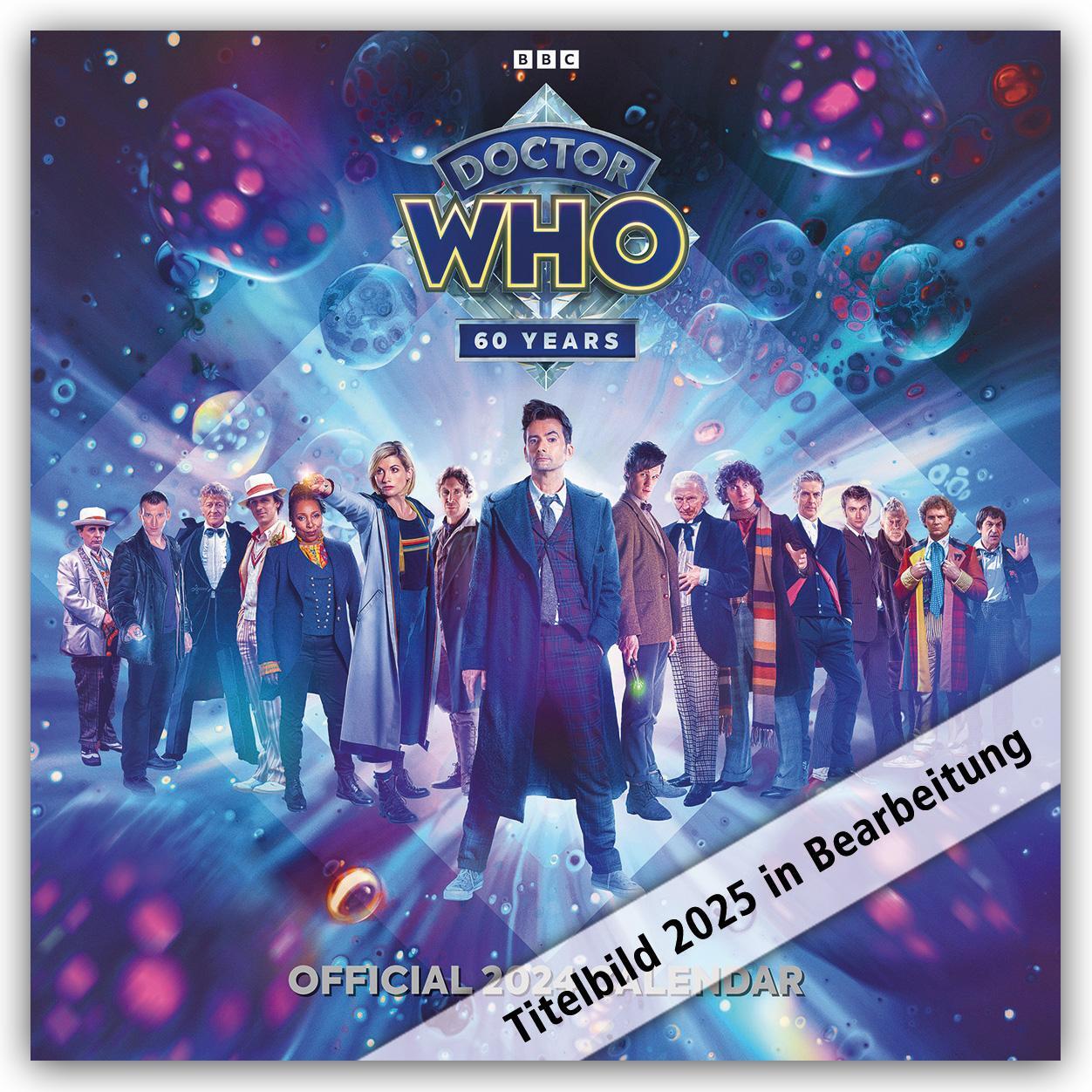 Cover: 9781835270677 | Doctor Who - The Classic Edition 2025 - Wandkalender | Ltd | Kalender