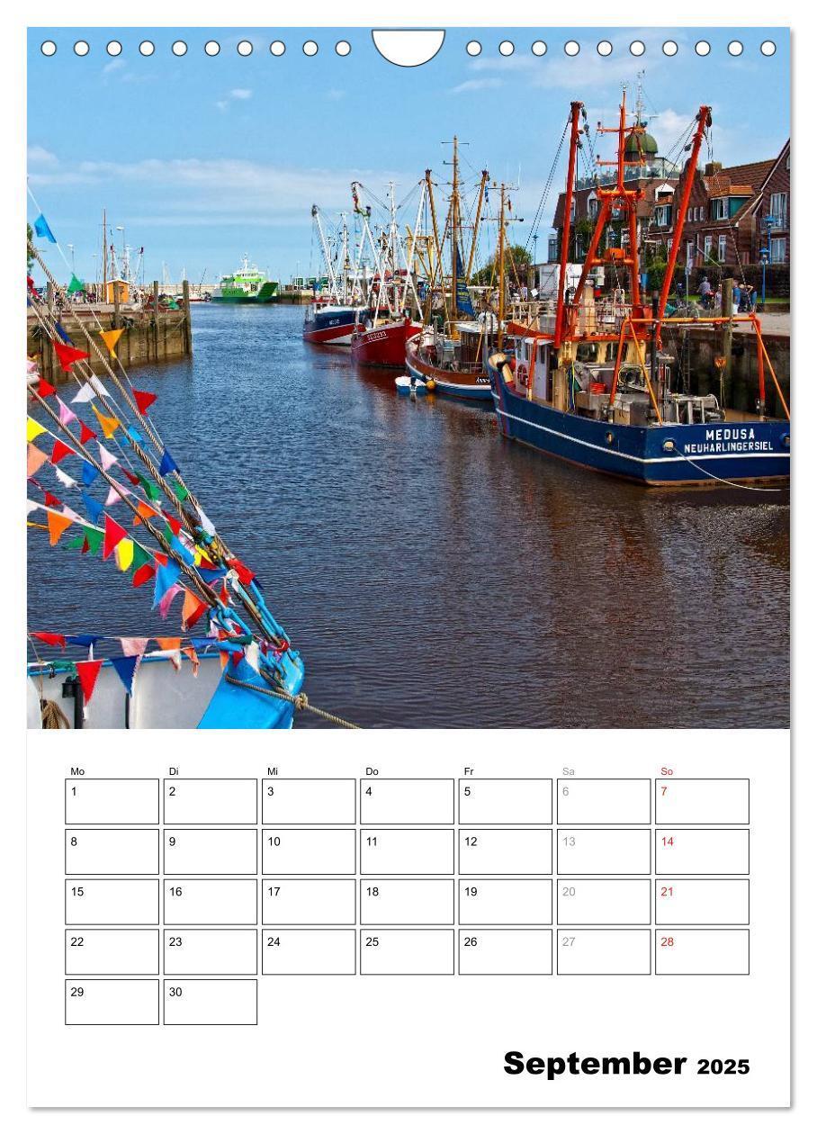 Bild: 9783457056981 | Neuharlingersiel Hafenromantik / Planer (Wandkalender 2025 DIN A4...