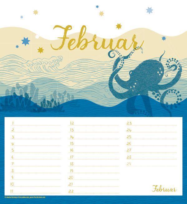 Bild: 9783731855927 | Geburtstagskalender Vitamin Sea | Korsch Verlag | Kalender | 13 S.