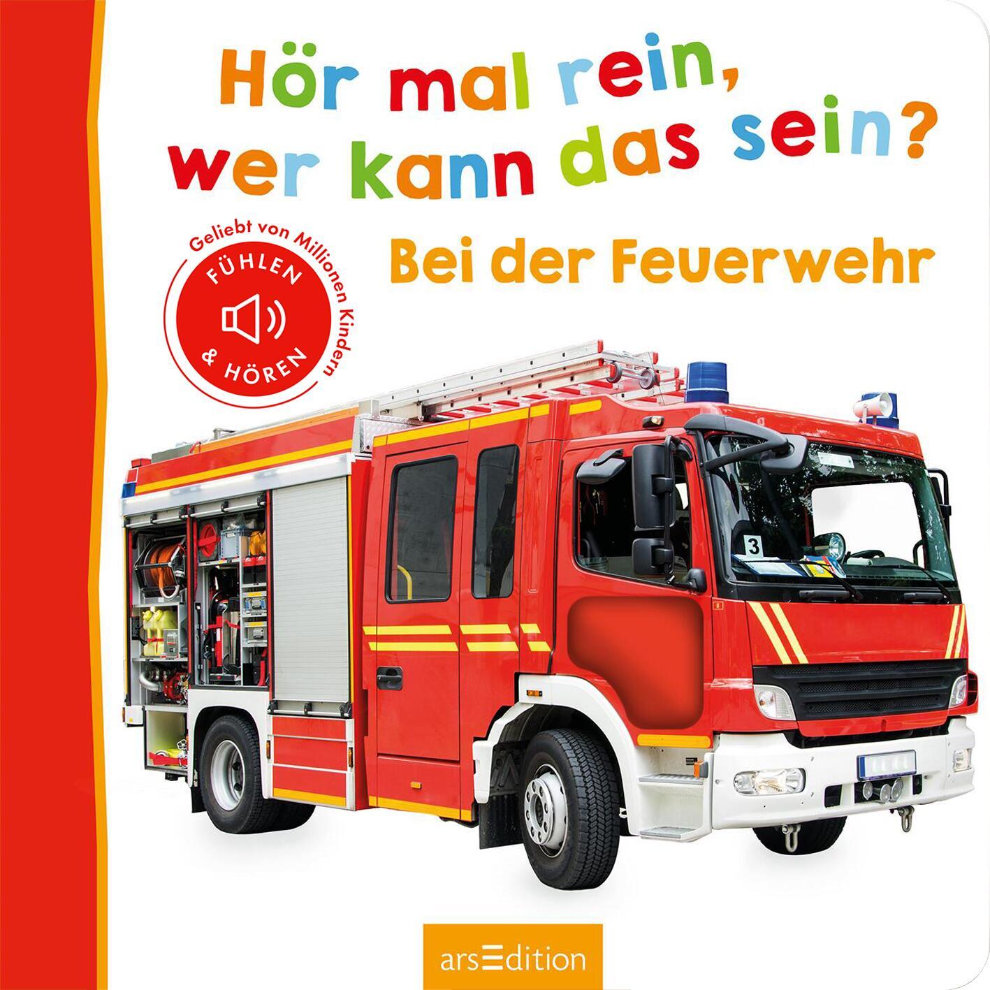 Bild: 9783845844978 | Hör mal rein, wer kann das sein? - Bei der Feuerwehr | Buch | 12 S.