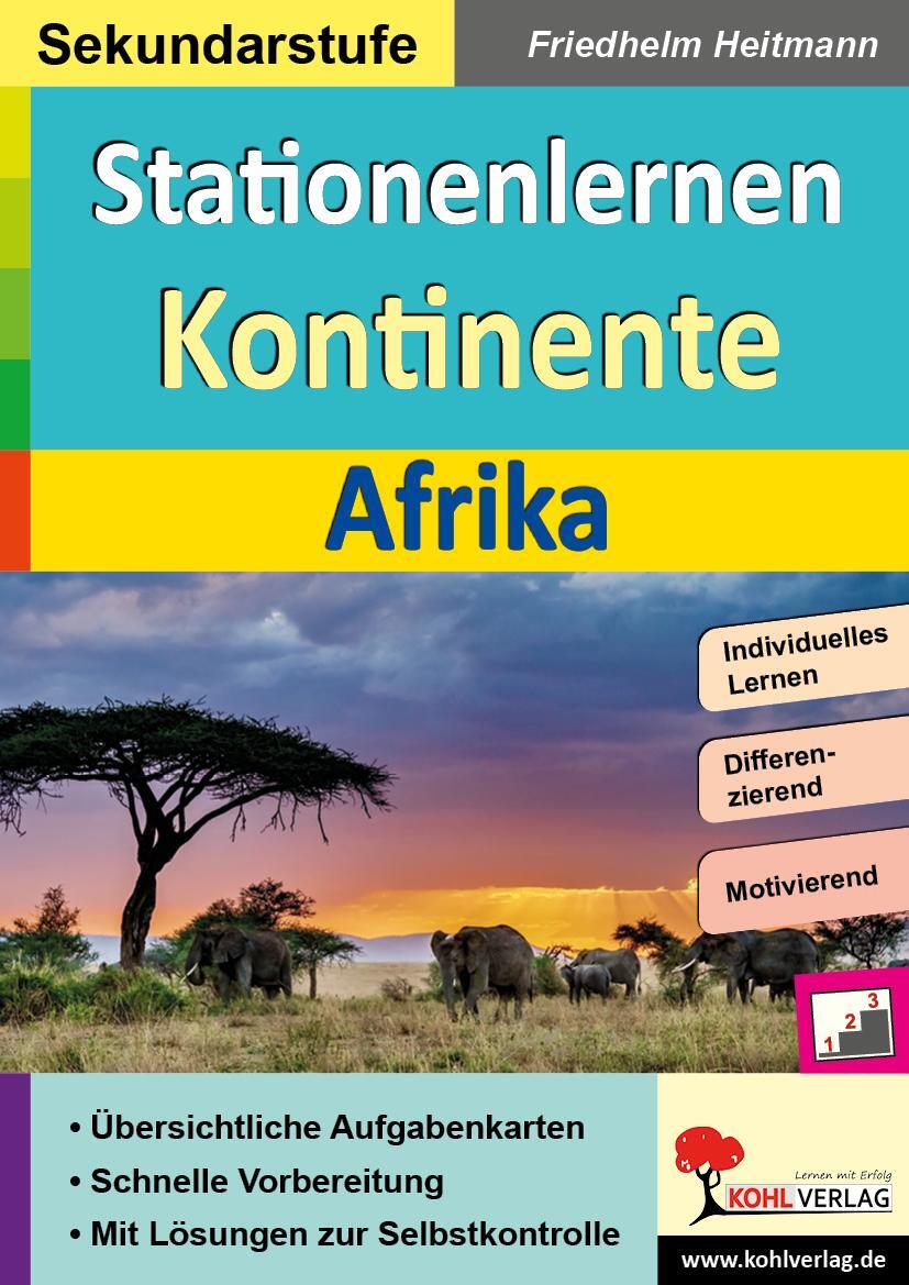 Cover: 9783985581696 | Stationenlernen Kontinente / Afrika | Friedhelm Heitmann | Taschenbuch