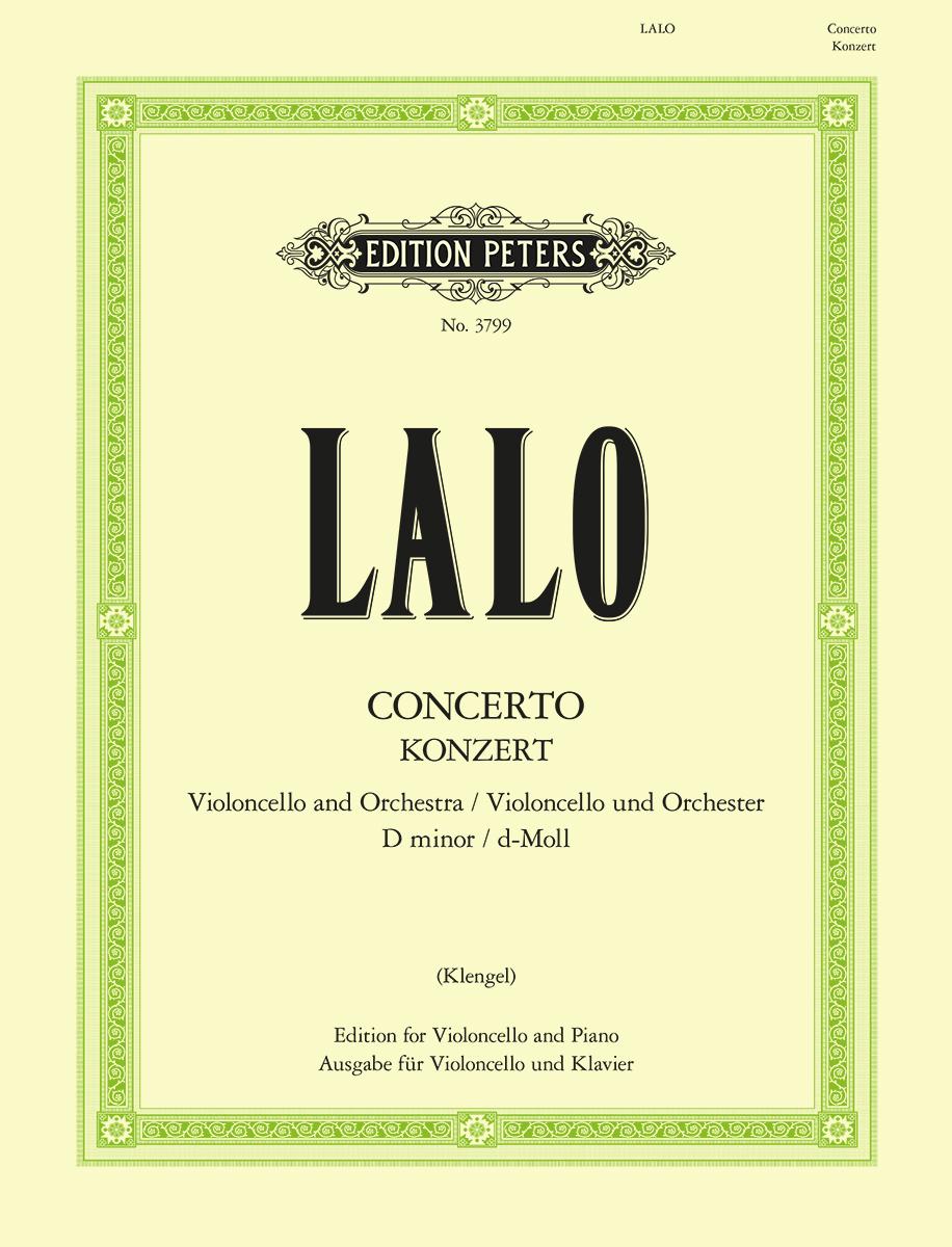 Cover: 9790014018399 | Cello Concerto in D Minor (Edition for Cello and Piano) | Edouard Lalo