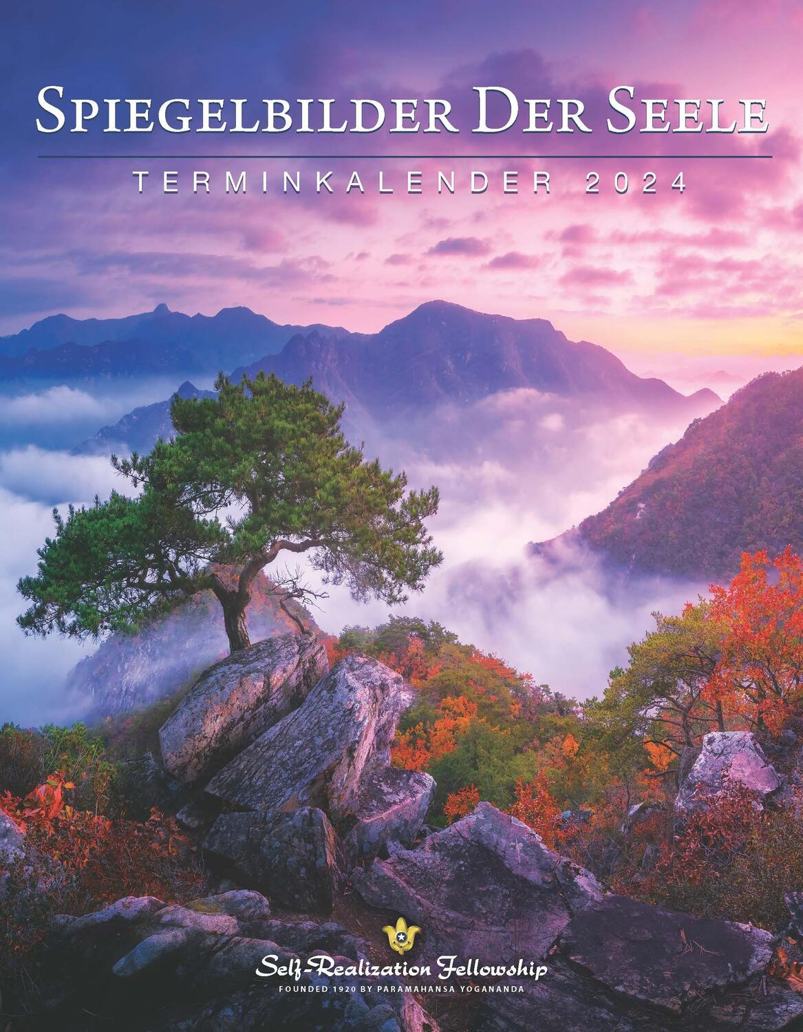 Cover: 9781685680664 | Spiegelbilder der Seele - Terminkalender 2024 | Yogananda Paramahansa