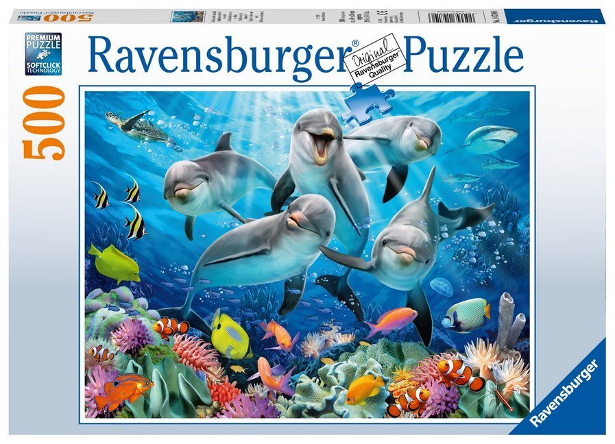 Cover: 4005556147106 | Delfine im Korallenriff (Kinderpuzzle) | Spiel | In Spielebox | 2016