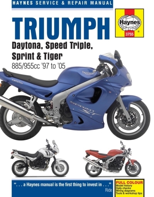 Cover: 9780857339393 | Triumph Daytona, Speed Triple, Sprint &amp; Tiger 885/955cc (97 - 05)