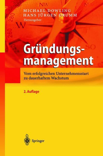 Cover: 9783642629228 | Gründungsmanagement | Hans J. Drumm (u. a.) | Taschenbuch | Paperback