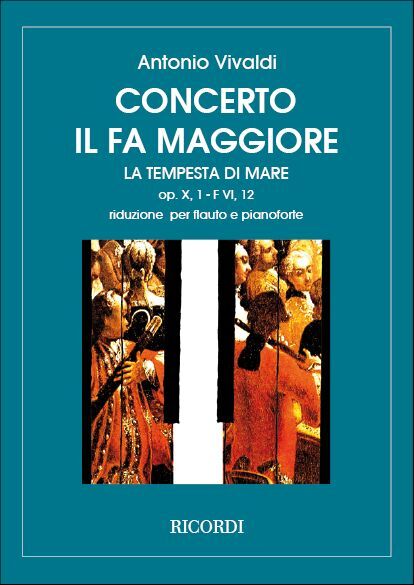 Cover: 9790041333144 | Concerto in Fa Mag 'La Tempesta di Mare' Rv 433 | OpX N.1 F.Vi-12 Tomo