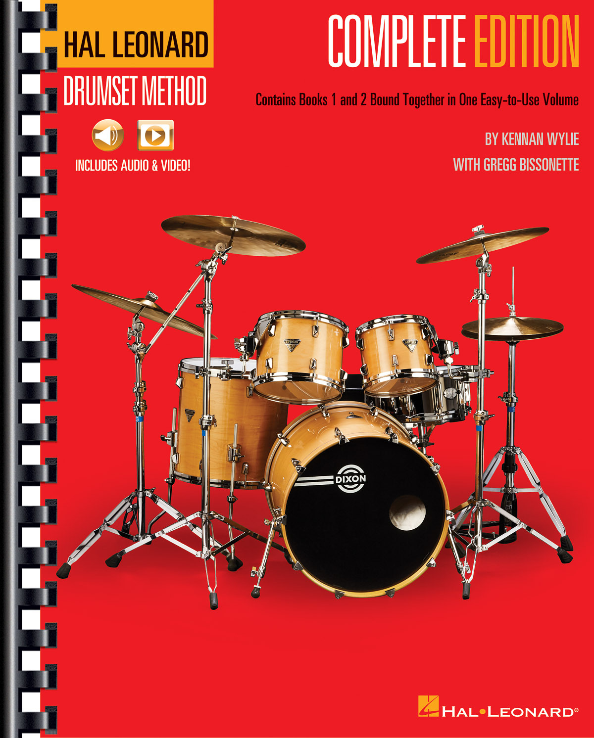Cover: 888680658946 | Hal Leonard Drumset Method - Complete Edition | Bissonette | 2018