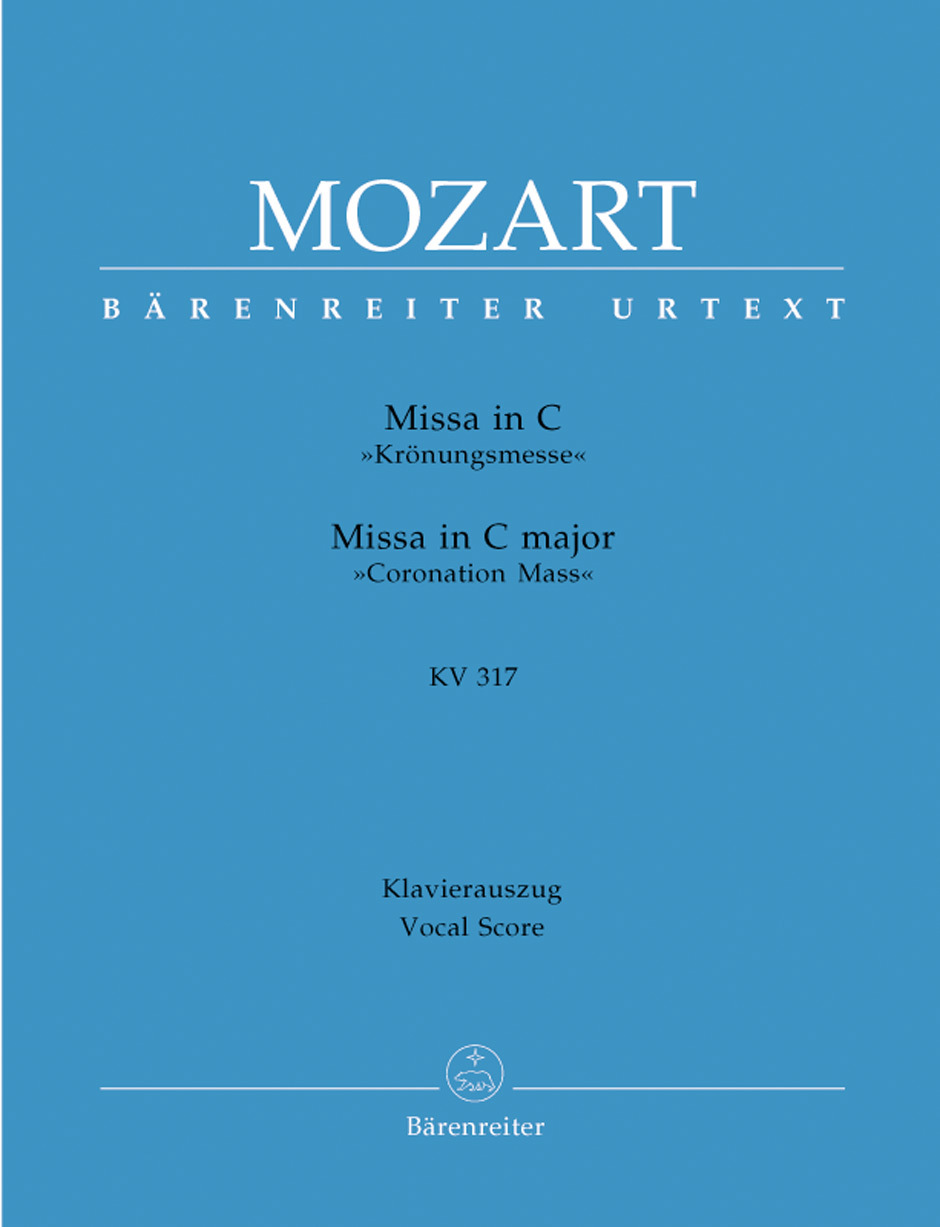 Cover: 9790006458554 | Missa in C major KV 317 "Coronation Mass" | Urtext | Bärenreiter
