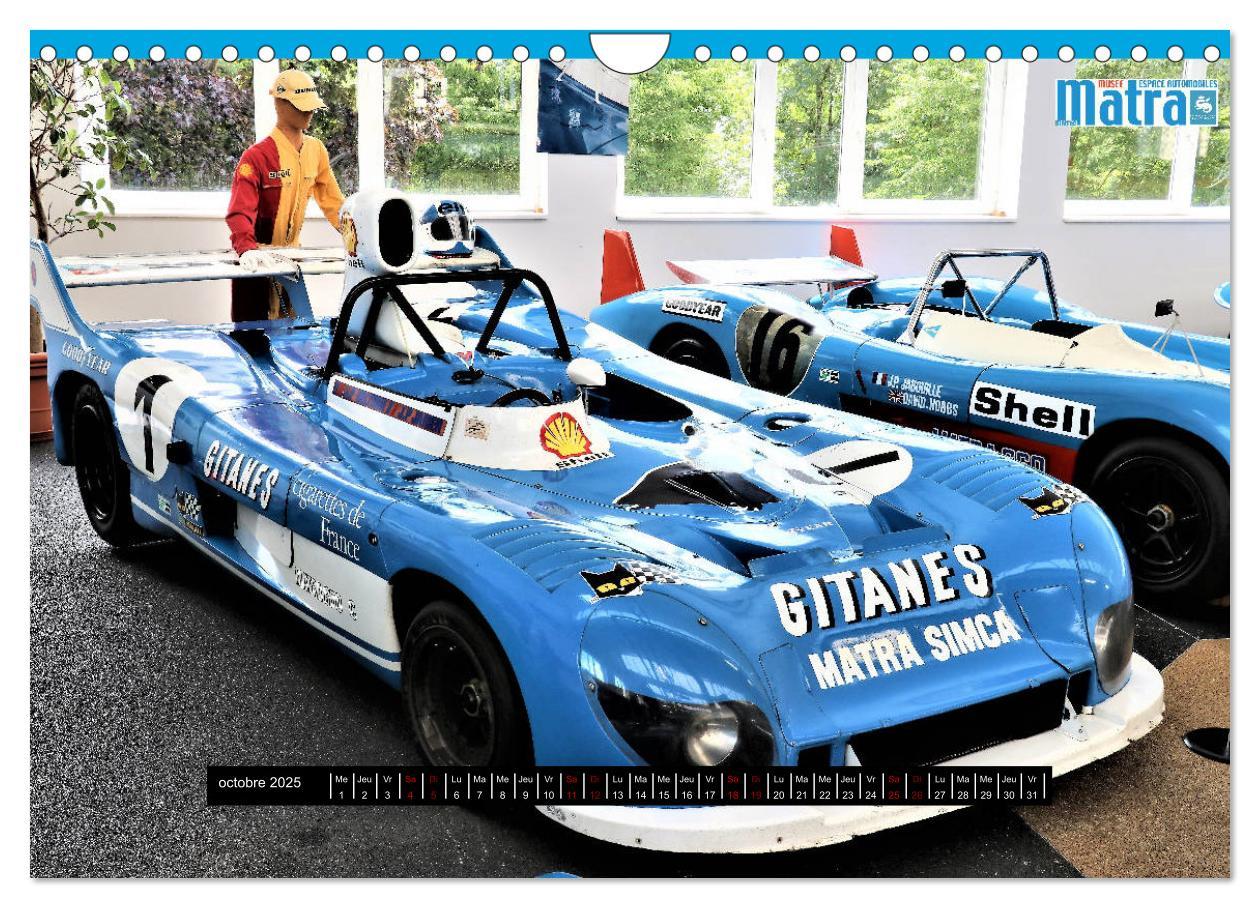 Bild: 9781325943470 | Matra en compétition (Calendrier mural 2025 DIN A4 vertical),...