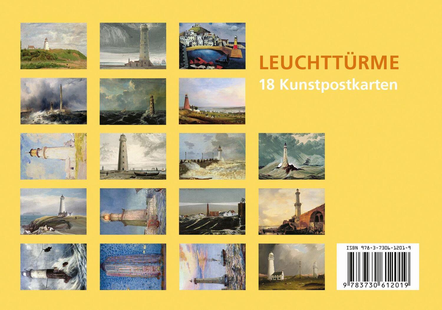 Bild: 9783730612019 | Postkarten-Set Leuchttürme | 18 Kunstpostkarten | Anaconda Verlag