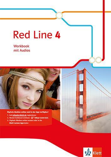 Cover: 9783125487840 | Red Line 4 | Workbook mit Klett-Lernen APP Klasse 8 | Bundle | Deutsch