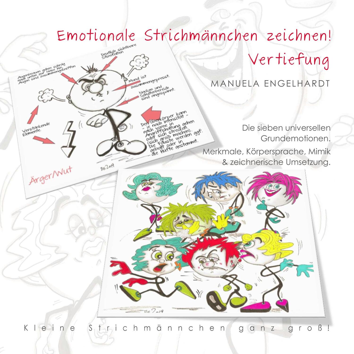 Cover: 9783749487004 | Emotionale Strichmännchen zeichnen | Manuela Engelhardt | Taschenbuch