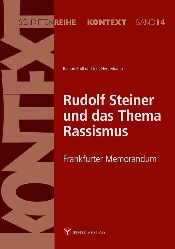 Cover: 9783957790927 | Rudolf Steiner und das Thema Rassismus | Frankfurter Memorandum | Buch