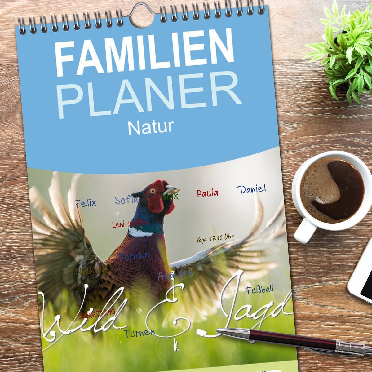 Bild: 9783457126356 | Familienplaner 2025 - Emotionale Momente: Wild und Jagd. mit 5...