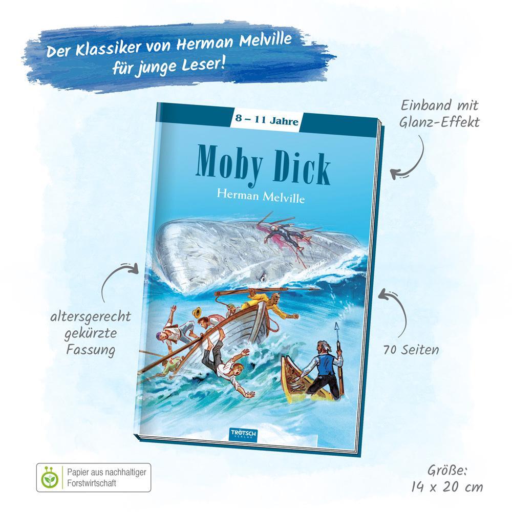 Bild: 9783957749314 | Trötsch Moby Dick | Meine ersten Klassiker | Herman Melville | Buch