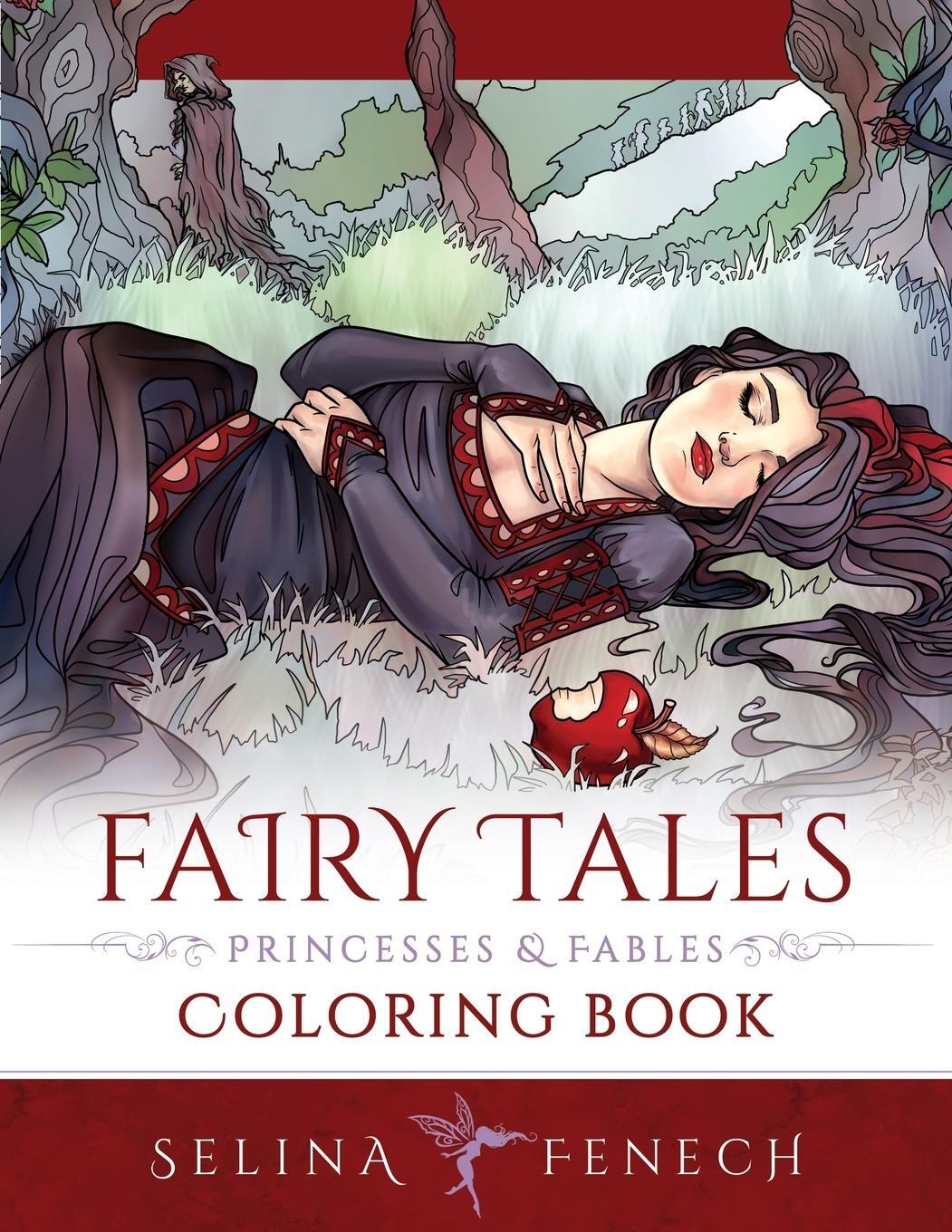 Cover: 9780648215677 | Fairy Tales, Princesses, and Fables Coloring Book | Selina Fenech