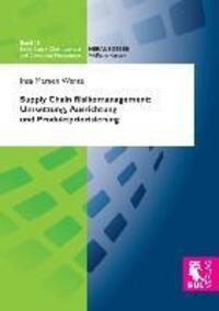 Cover: 9783844102710 | Supply Chain Risikomanagement: Umsetzung, Ausrichtung und...