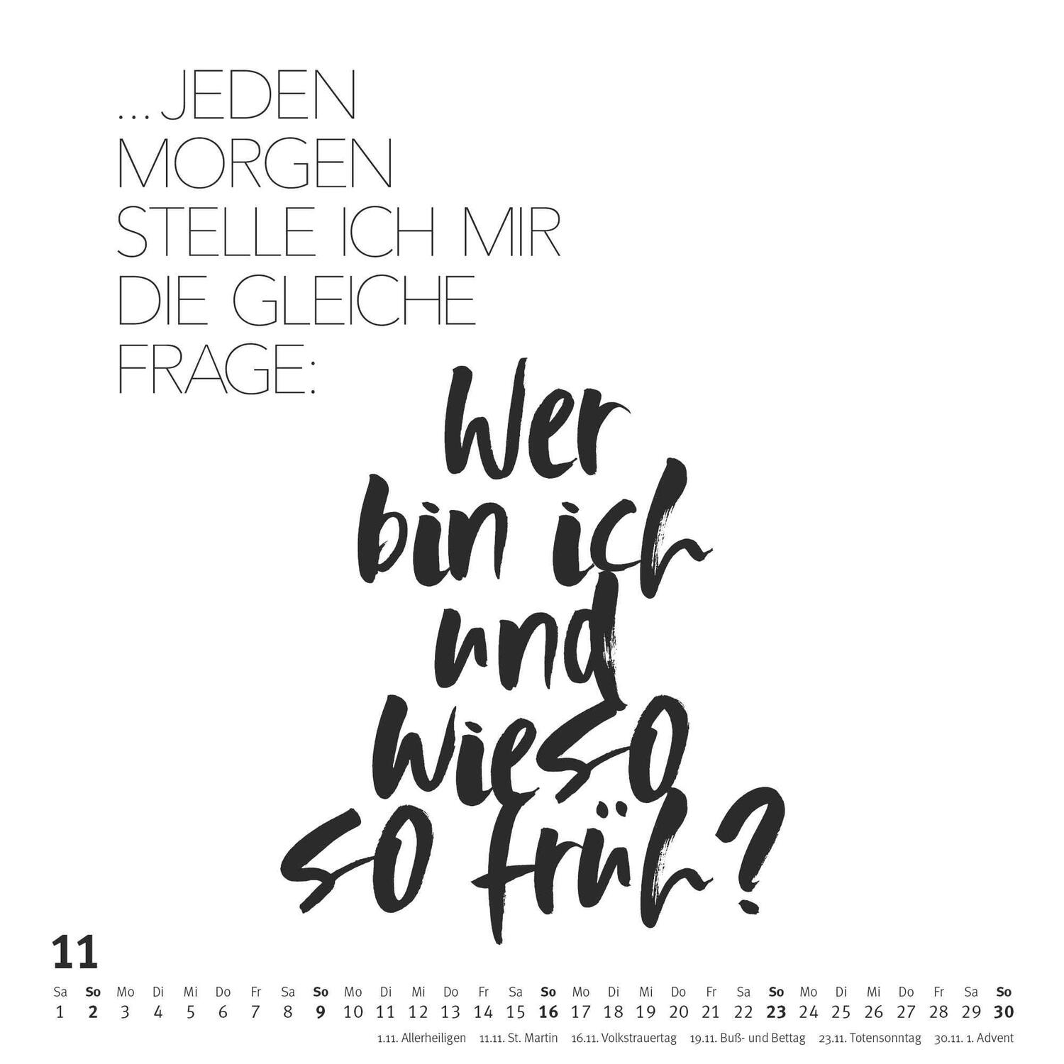 Bild: 4250809653020 | Sprüche im Quadrat 2025 - Typo-Kalender von FUNI SMART ART - Funny...