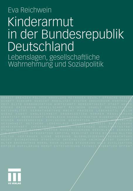 Cover: 9783531183428 | Kinderarmut in der Bundesrepublik Deutschland | Reichwein Eva | Buch