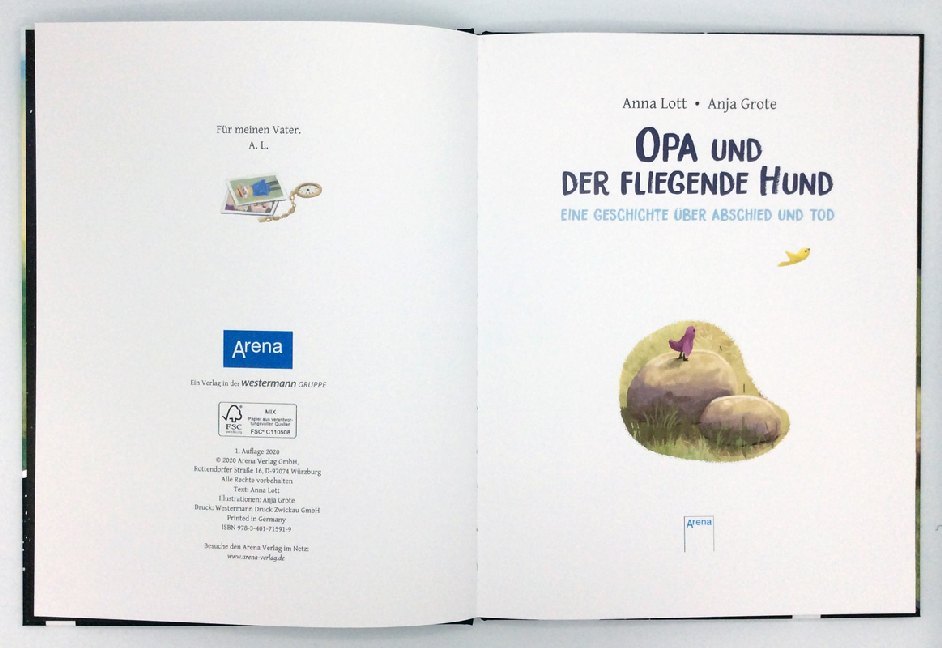 Bild: 9783401715919 | Opa und der fliegende Hund | Eine Geschichte über Abschied und Tod