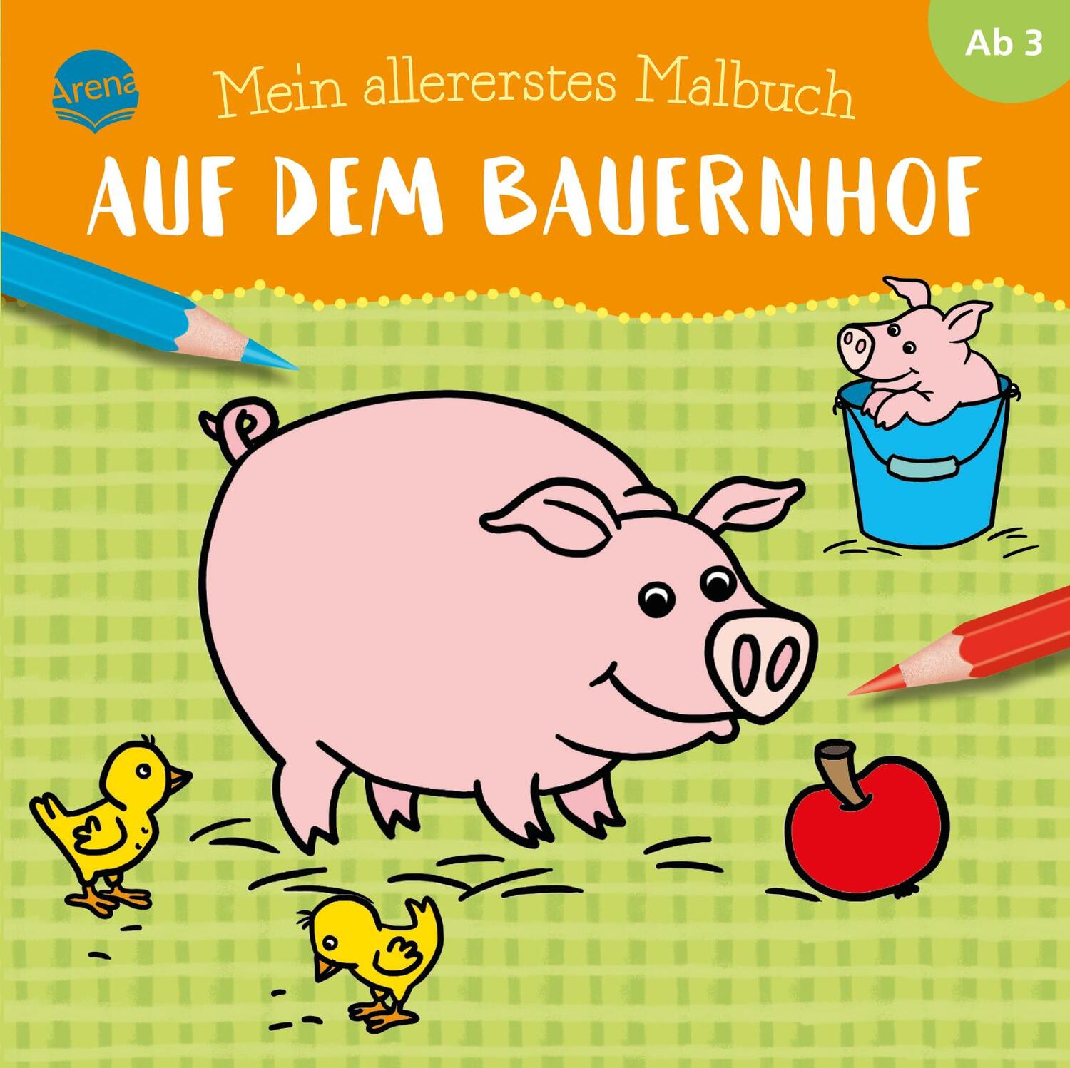 Cover: 9783401712567 | Mein allererstes Malbuch. Auf dem Bauernhof | Broschüre | Deutsch