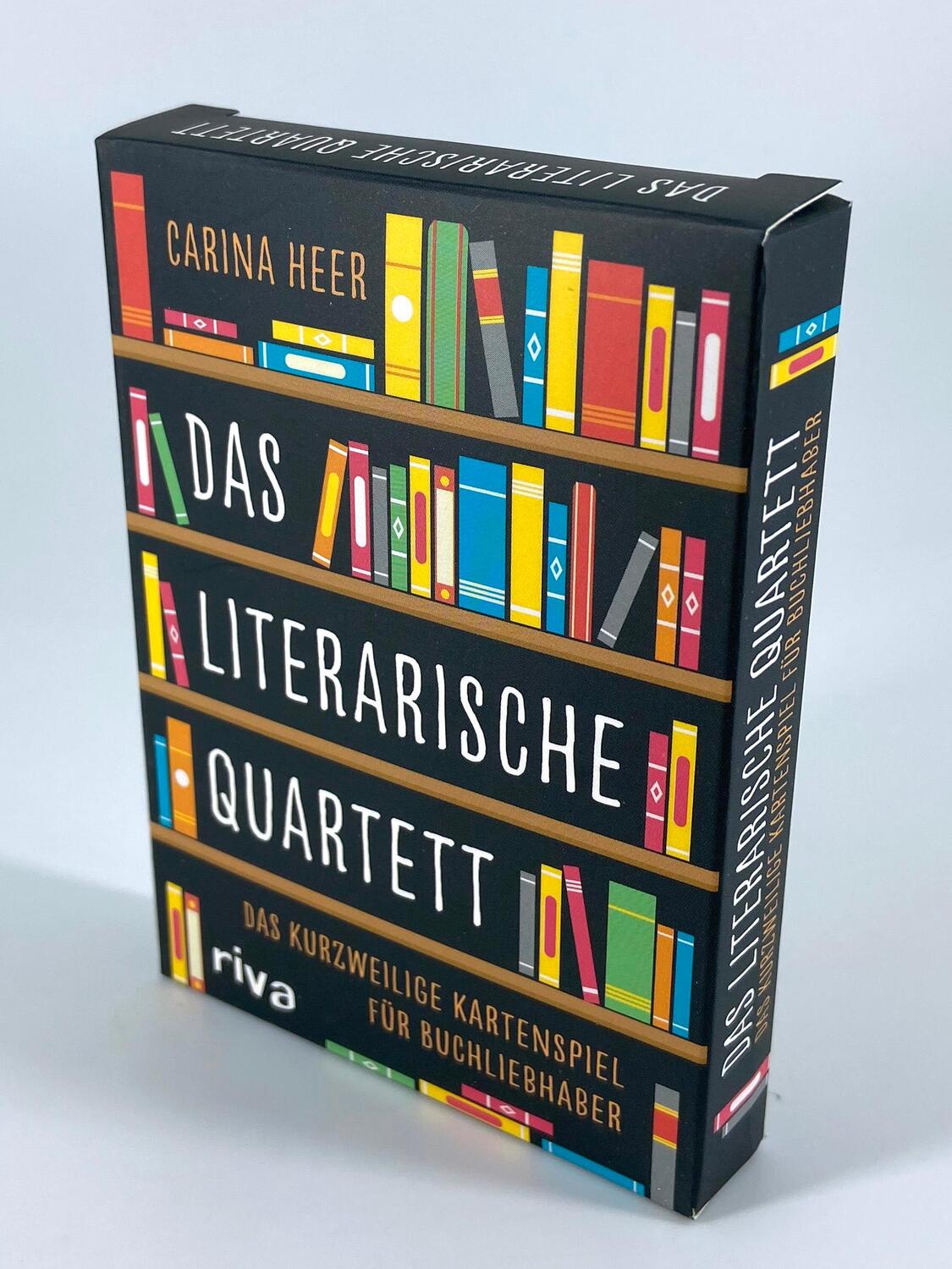 Bild: 9783742312662 | Das literarische Quartett | Carina Heer | Spiel | Schachtel | Deutsch