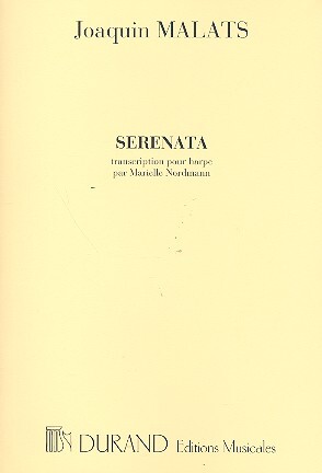Cover: 9790044071920 | Serenata | Joaquin Malats | Partitur | 2001 | Editions Durand