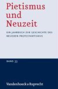 Cover: 9783525559055 | Pietismus und Neuzeit Band 33 - 2007 | Taschenbuch | 359 S. | Deutsch