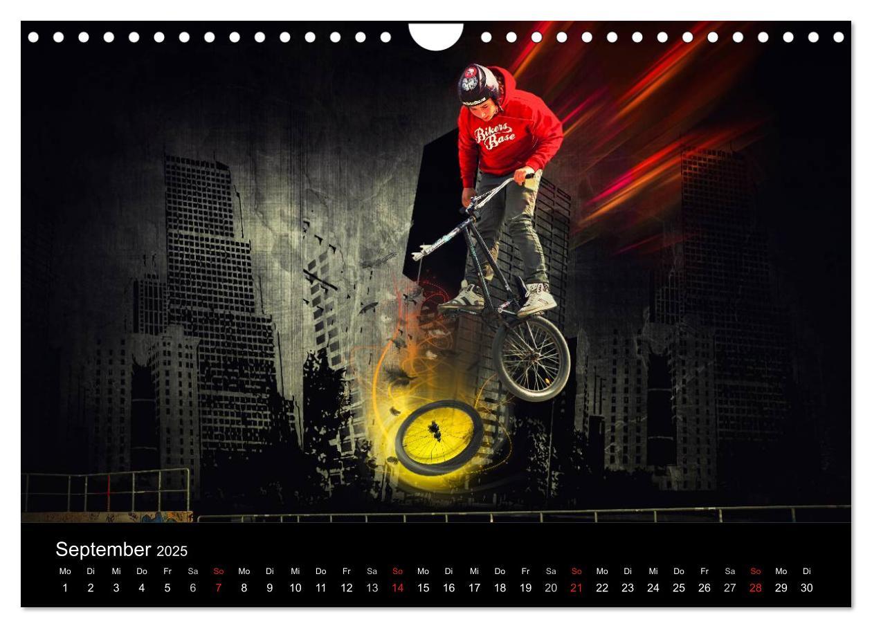 Bild: 9783435614608 | BMX My Life (Wandkalender 2025 DIN A4 quer), CALVENDO Monatskalender