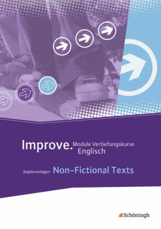 Cover: 9783140411028 | Improve. Non-Fictional Texts: Kopiervorlagen | Anslinger/Els | 84 S.