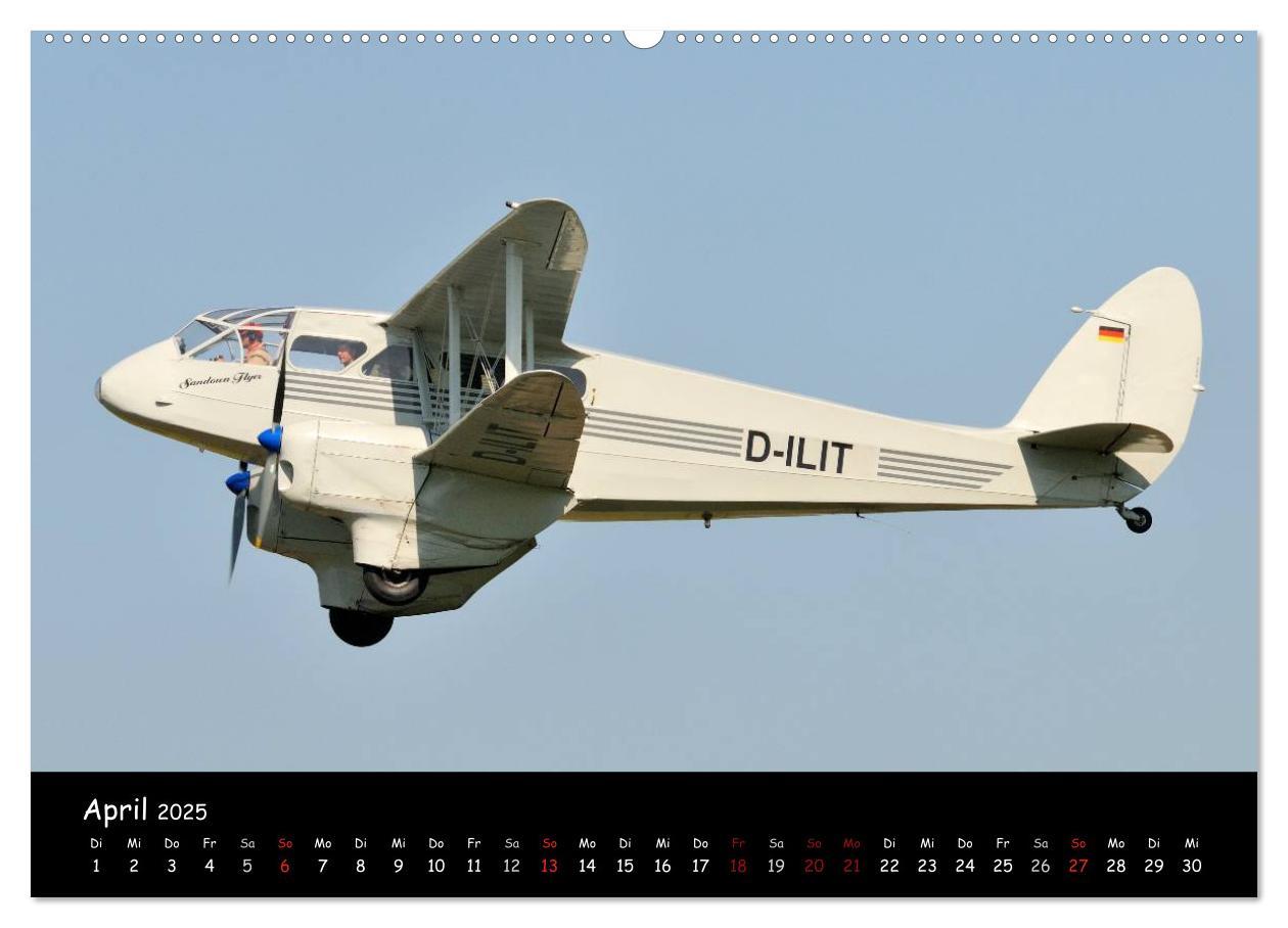 Bild: 9783435785278 | Doppeldecker - Veteranen der Lüfte (Wandkalender 2025 DIN A2 quer),...