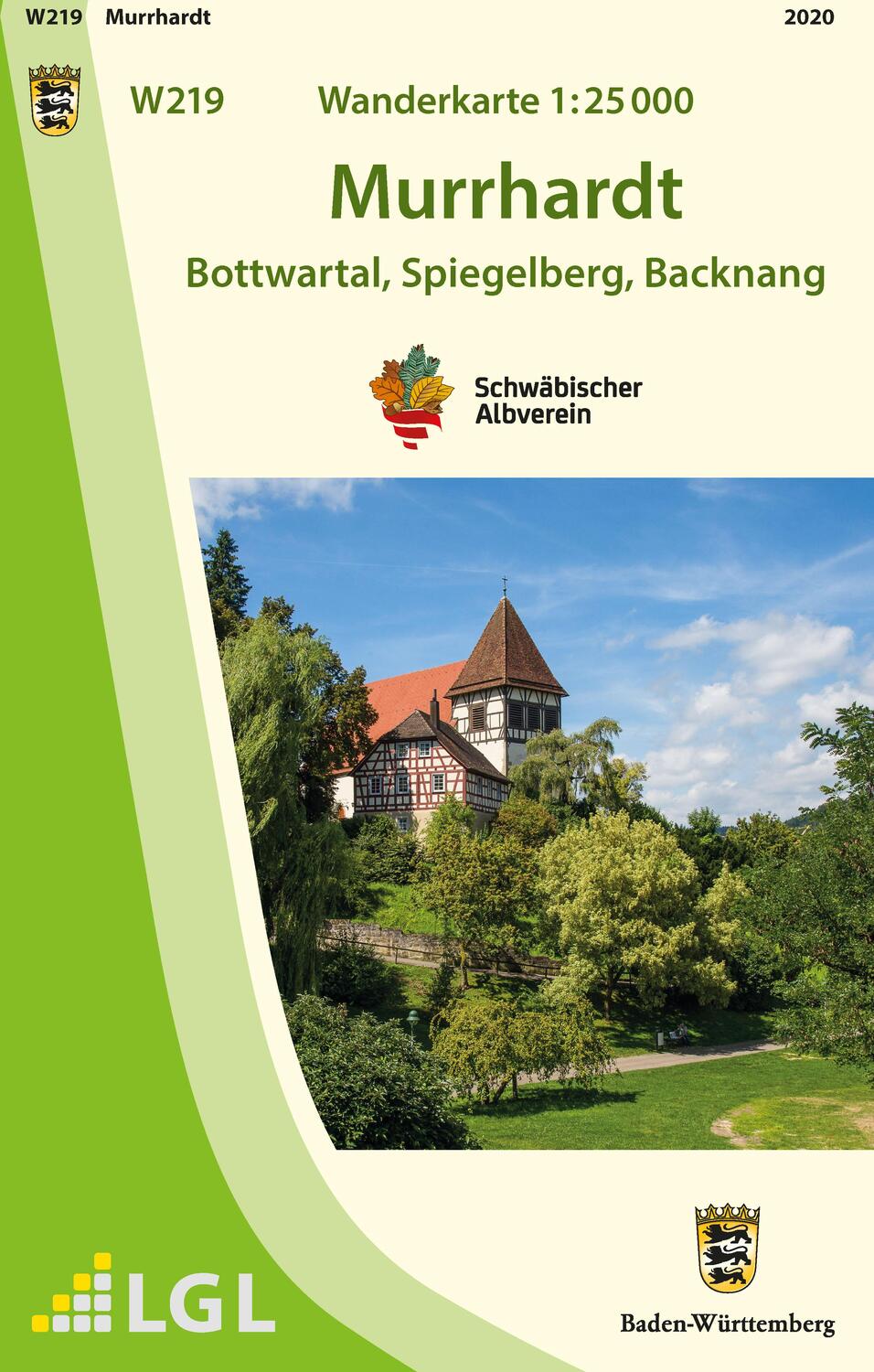 Cover: 9783863984458 | Wanderkarte 1:25000 Murrhardt | Bottwartal, Spiegelberg, Backnang