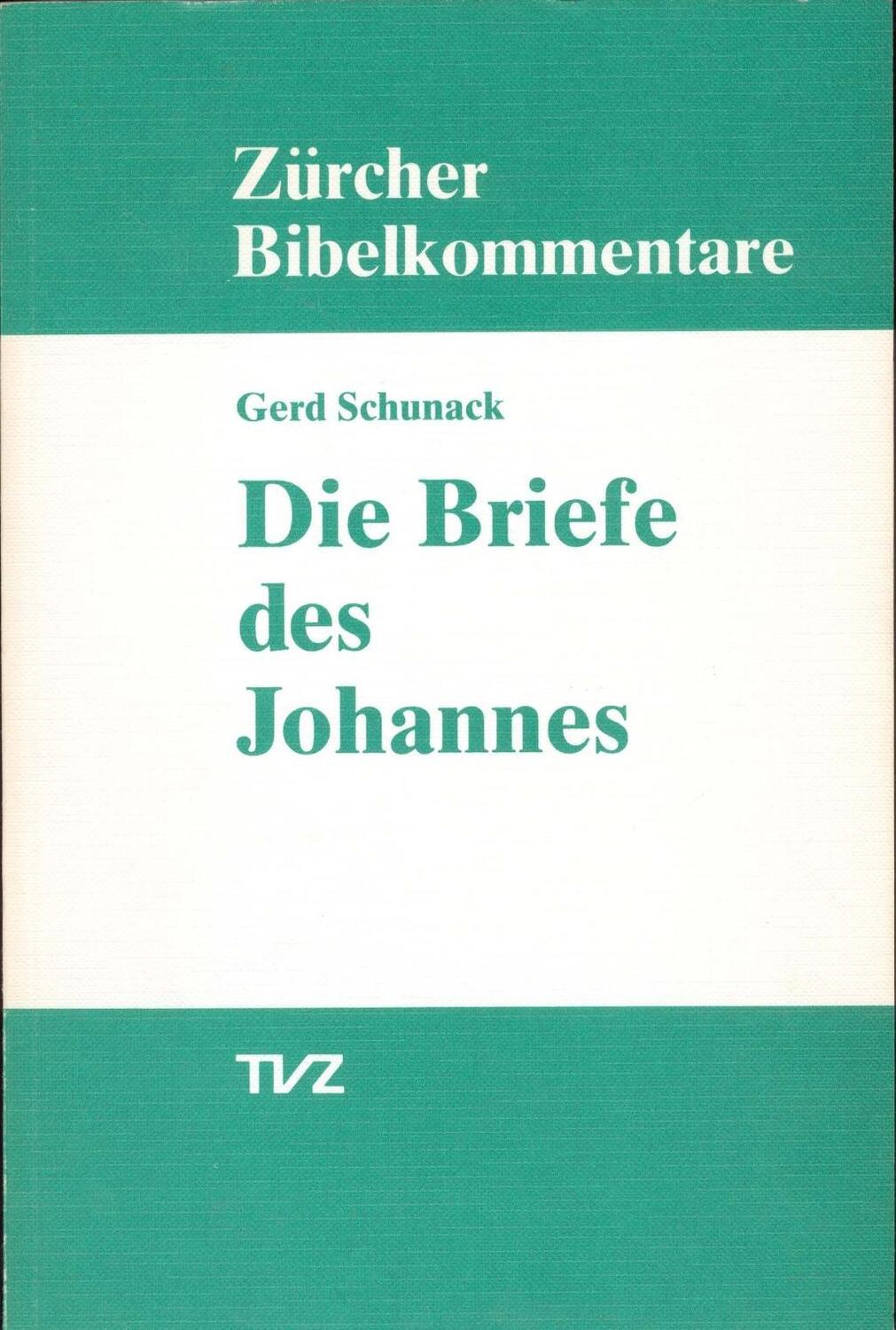 Cover: 9783290147303 | Schunack, G: Briefe des Johannes | Gerd Schunack | Deutsch | 1982