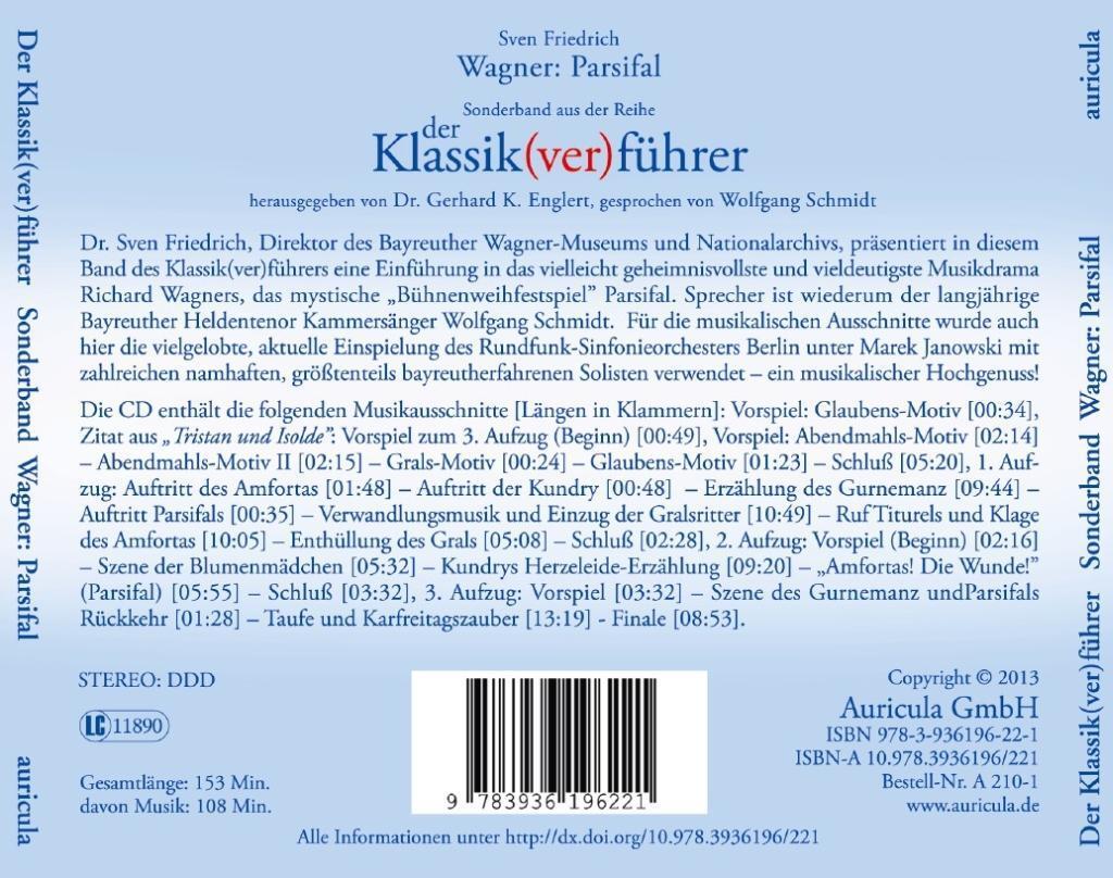 Bild: 9783936196221 | Der Klassik(ver)führer - Sonderband Wagner: Parsifal | Sven Friedrich